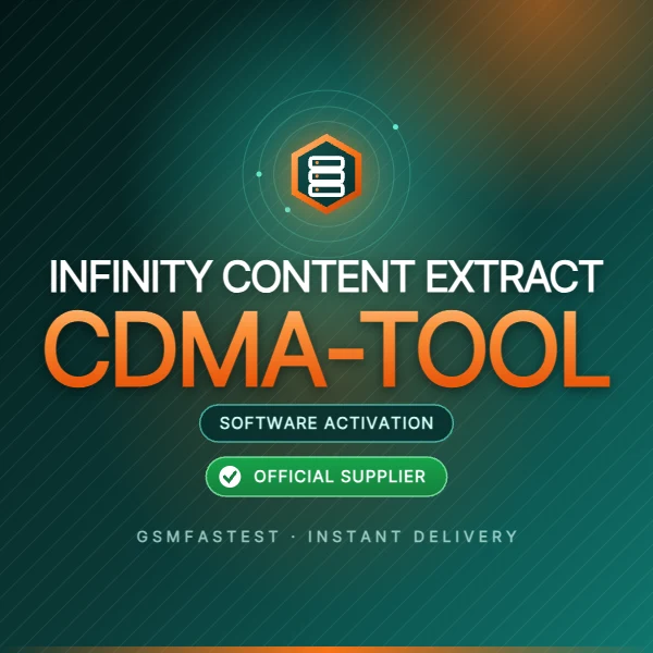 Infinity Content Extractor software activation for Infinity CDMA-Tool