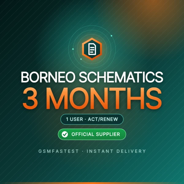Borneo Schematics 1 User 3 Month Activation/Renewal