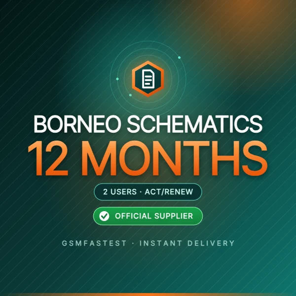 Borneo Schematics 2 User 1 year Activation/Renewal