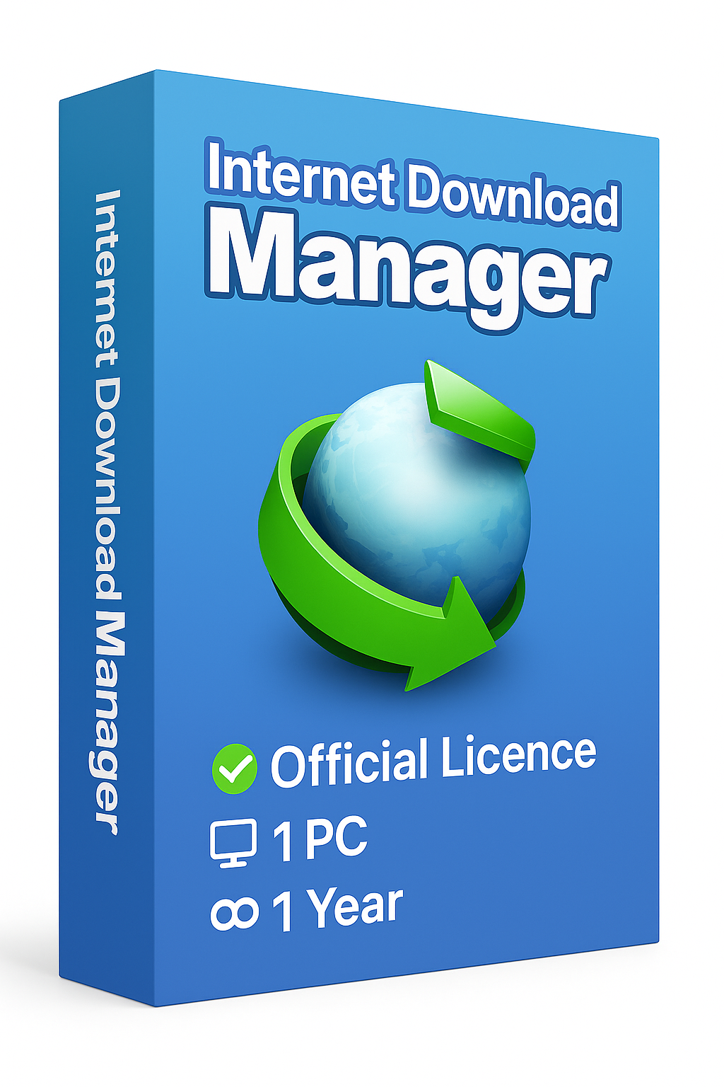 Internet Download Manager (IDM) – Official License (1 PC – 1 Year)