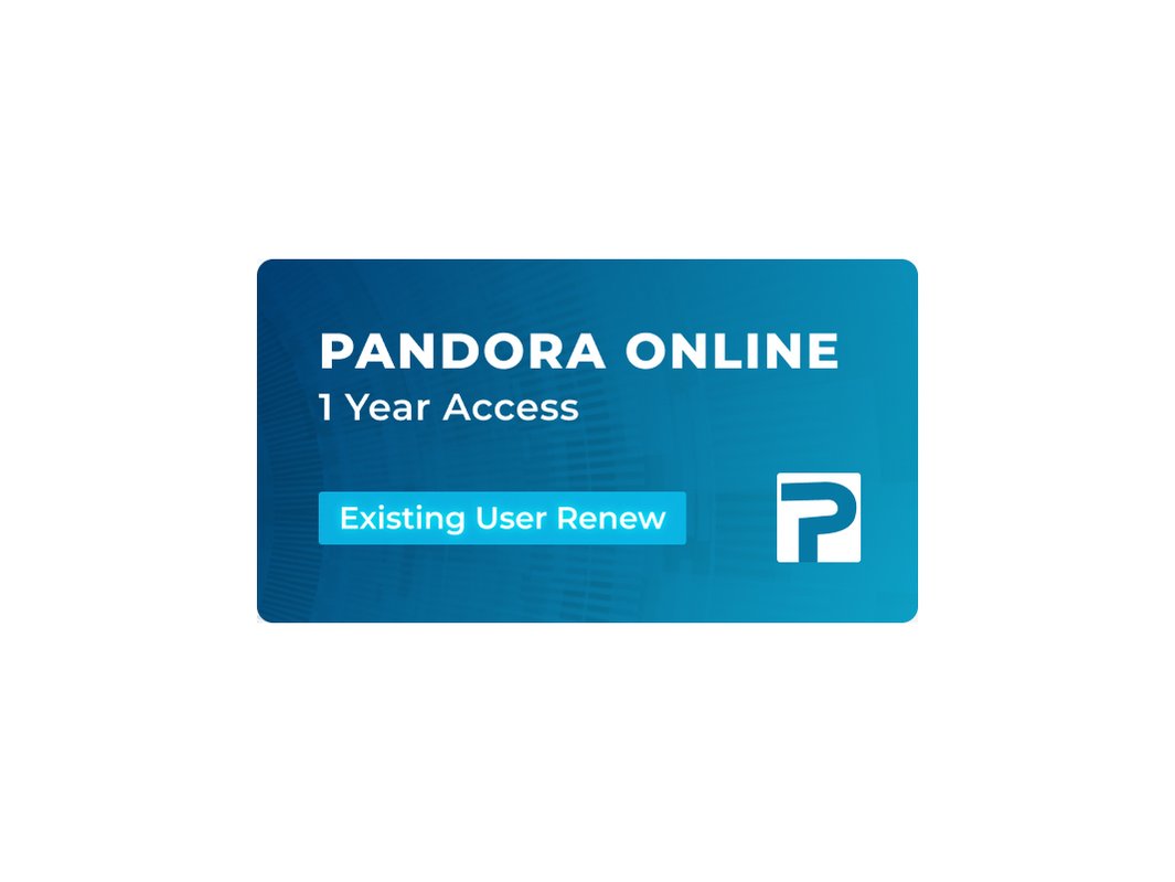 Pandora Tool – 1 Year Renewal (Online Activation for Existing Users)