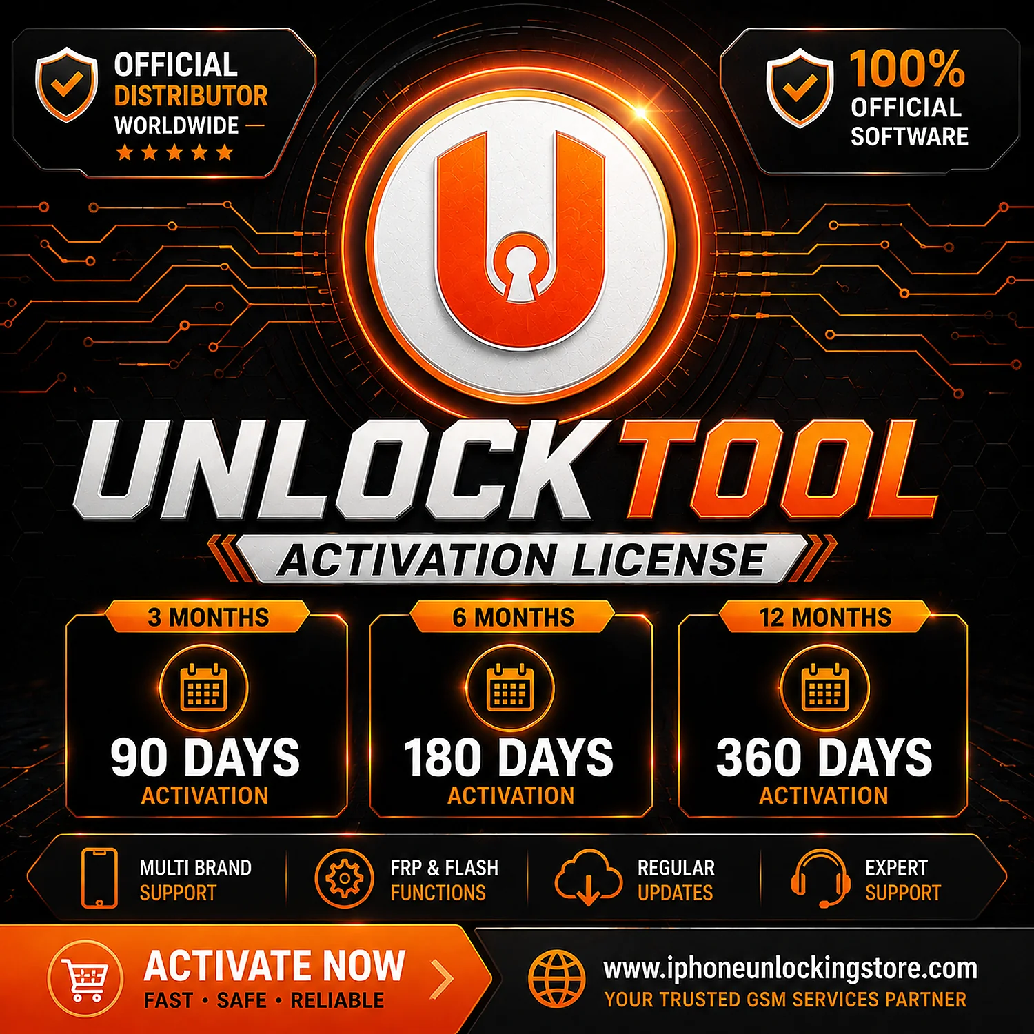 UnlockTool 12 Months Activation (360 Days)
