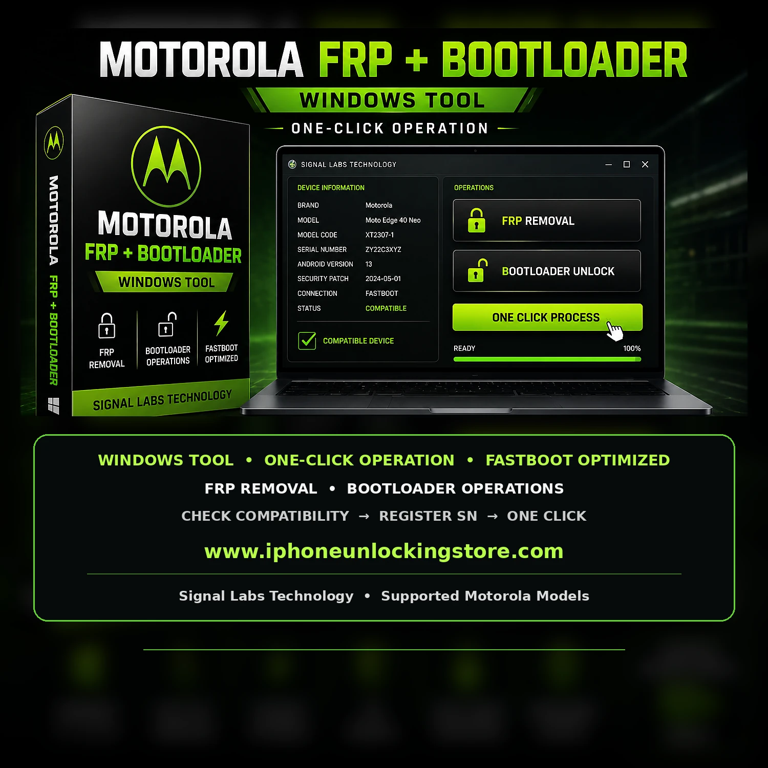 MOTOFRP Credits – Motorola FRP Remove & Bootloader Unlock | Windows Tool