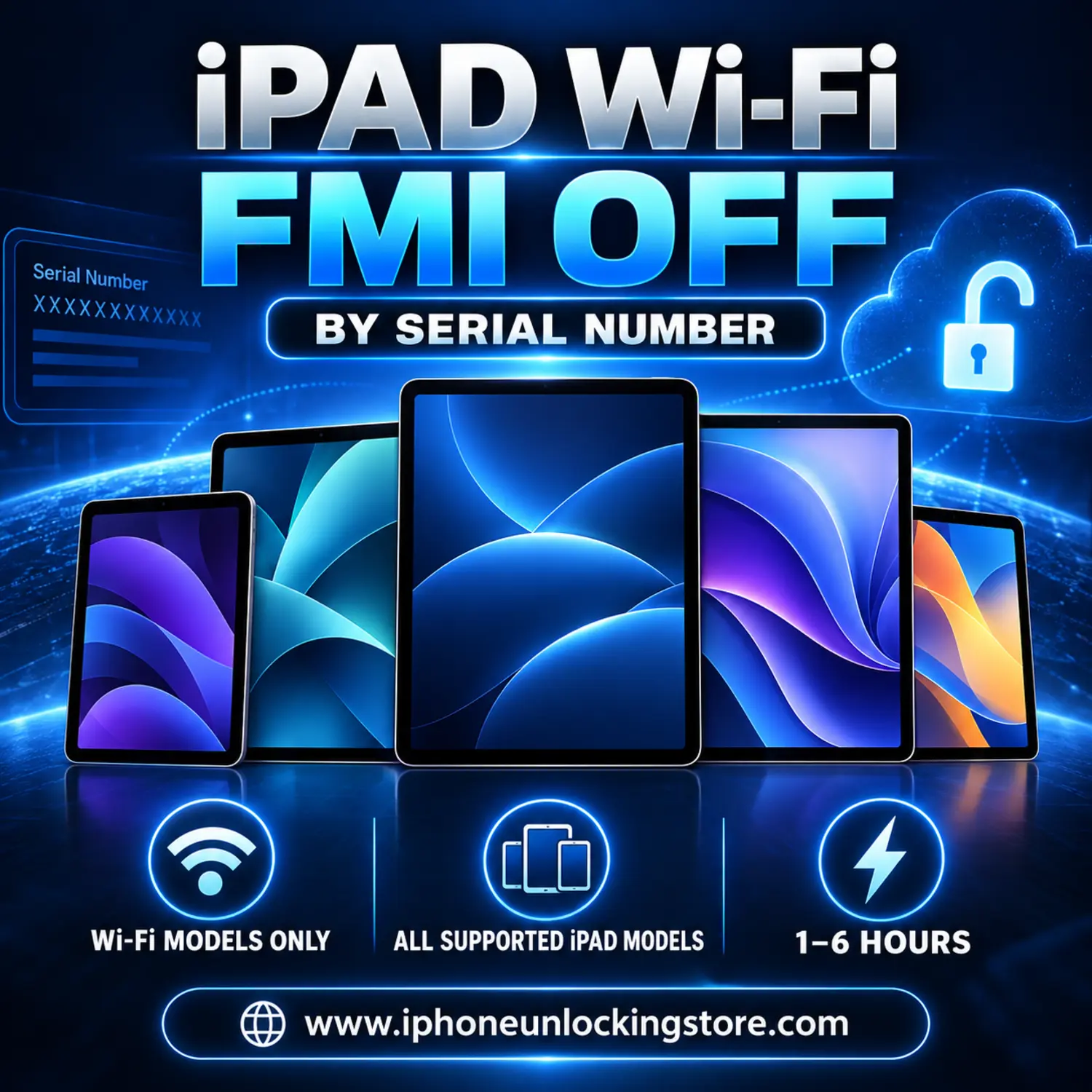 FMI OFF - iPad (10th generation) - WiFi Model Only - [iPad13,18]
