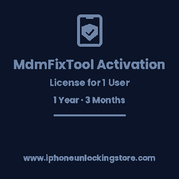 MdmFixTool Activation – 3 Months License for 1 User