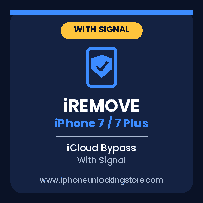 iRemove iCloud Bypass With Signal – iPhone 7 / 7 Plus