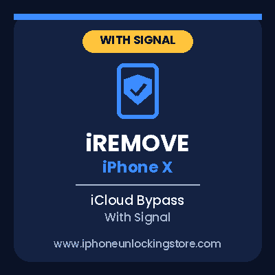 iRemove iCloud Bypass With Signal – iPhone X
