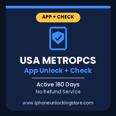 USA MetroPCS App Unlock + Check – Active 180 Days (No Refund)