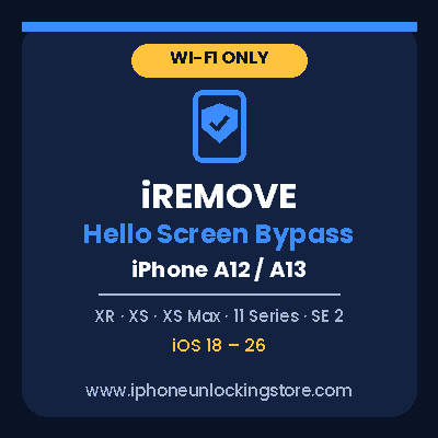 iRemove Hello Screen Bypass – iPhone A12/A13