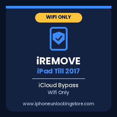 iRemove iCloud Bypass – iPad Till 2017 (Wifi Only)