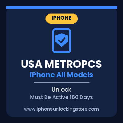USA MetroPCS iPhone Unlock – All Models, Active 180 Days
