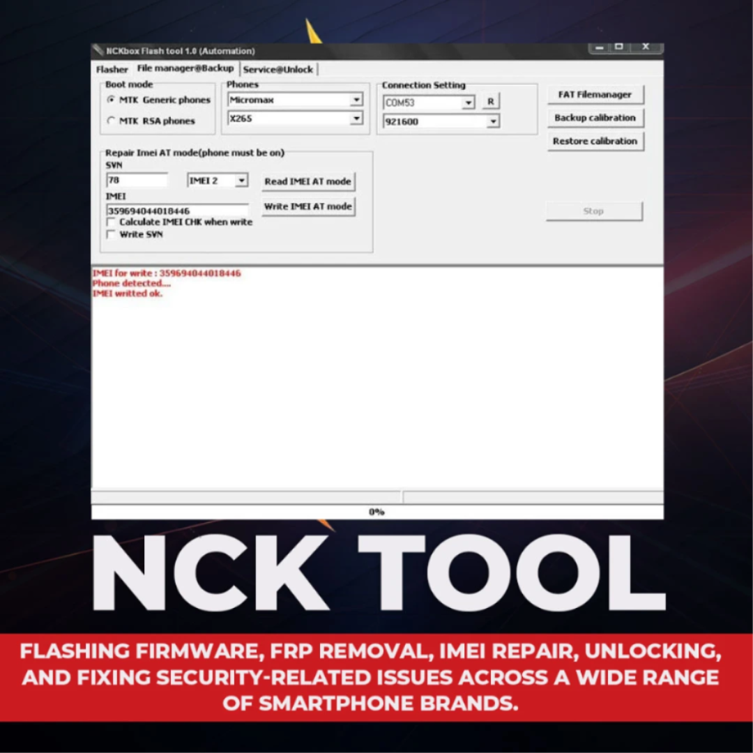 NCK Online Tool 24 Months Activation