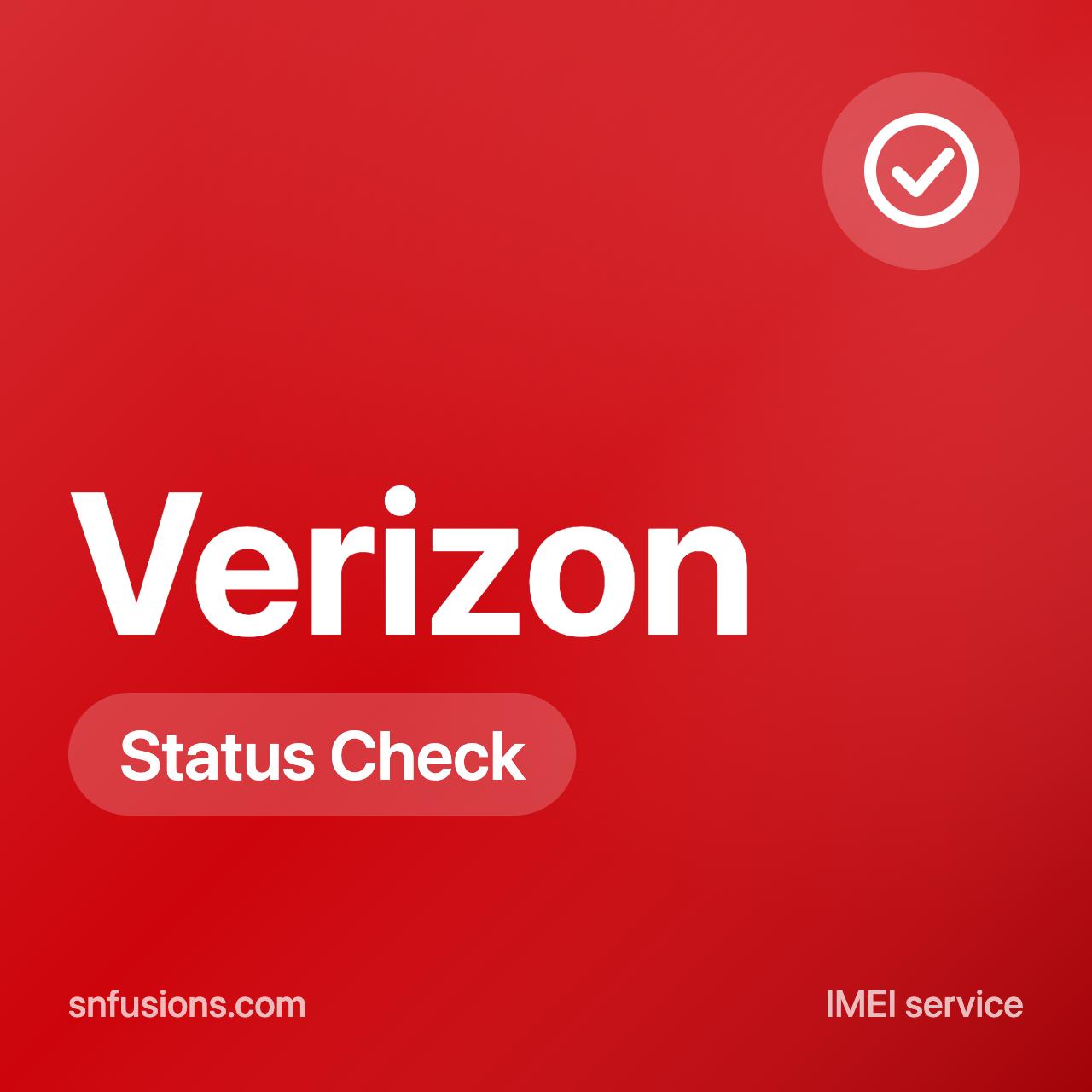 #034 Verizon USA ESN Clean/Lost Check