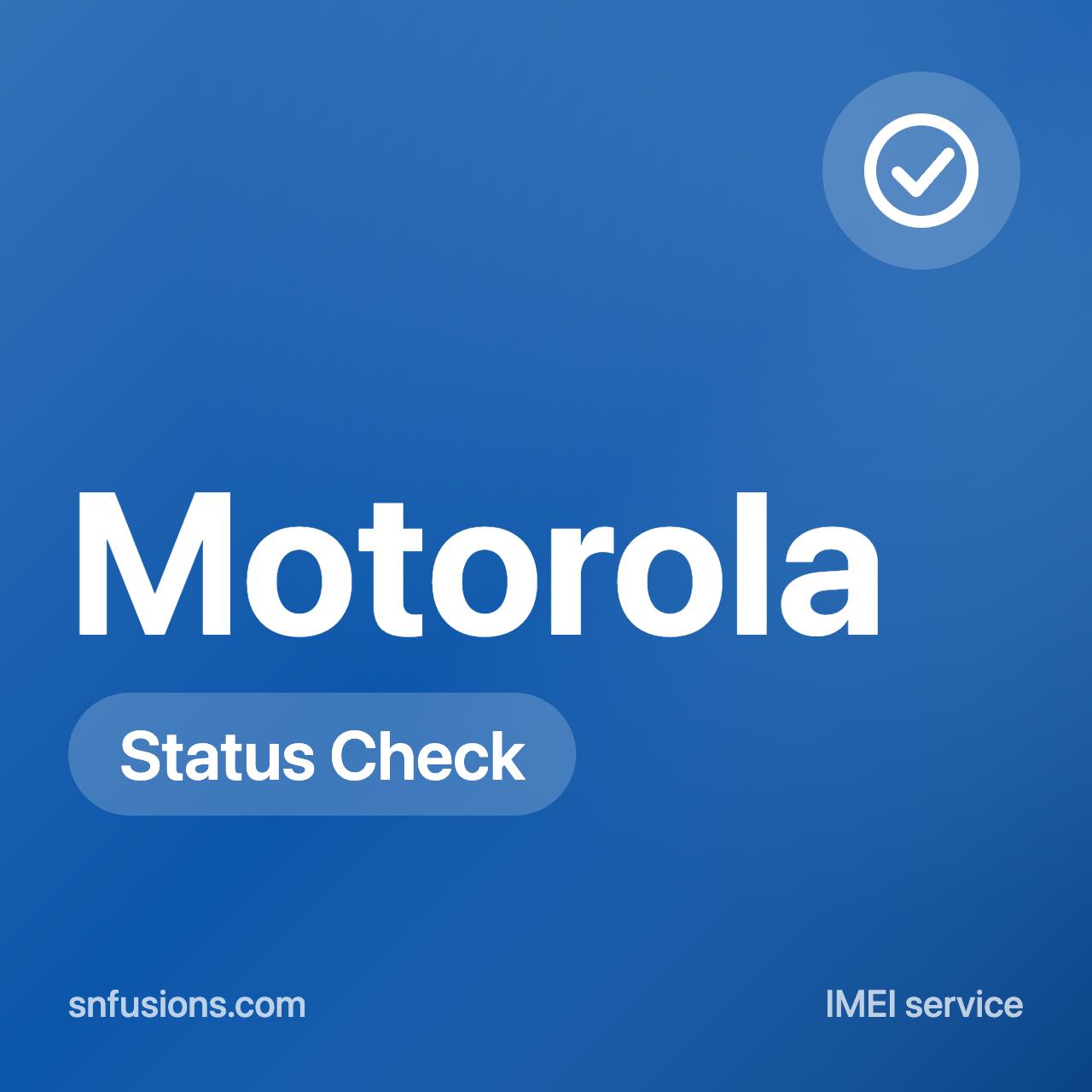 #141 Motorola IMEI Info