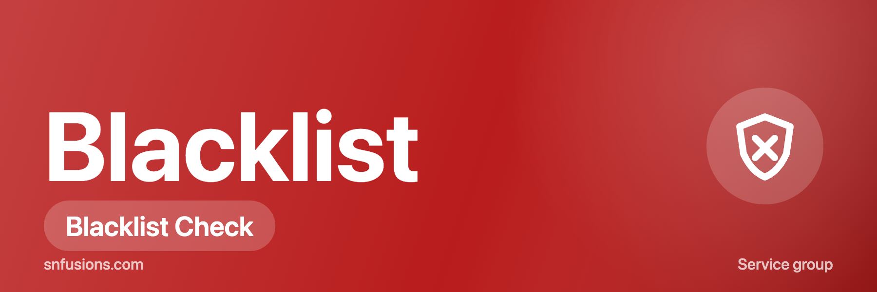 BLACKLIST / BARRED CHECK TOOLS