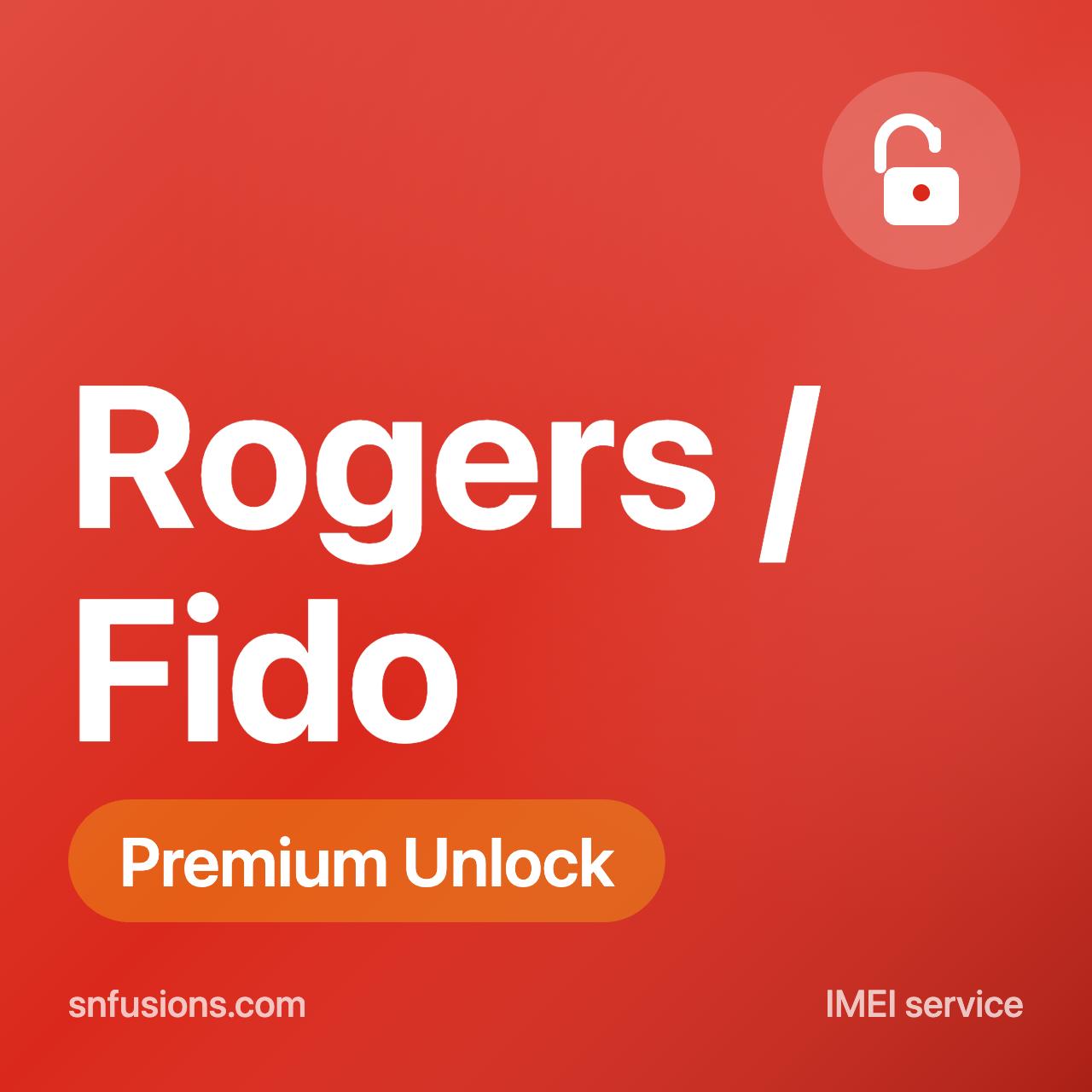 #002 Rogers / Fido Canada (Generic Codes Latest Database) Premium Unlock
