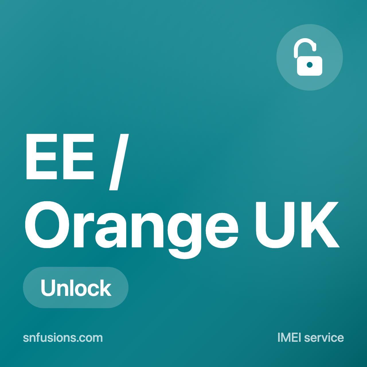 #086 Apple / Generic EE - TMobile - Orange UK Unlock By(IMEI)