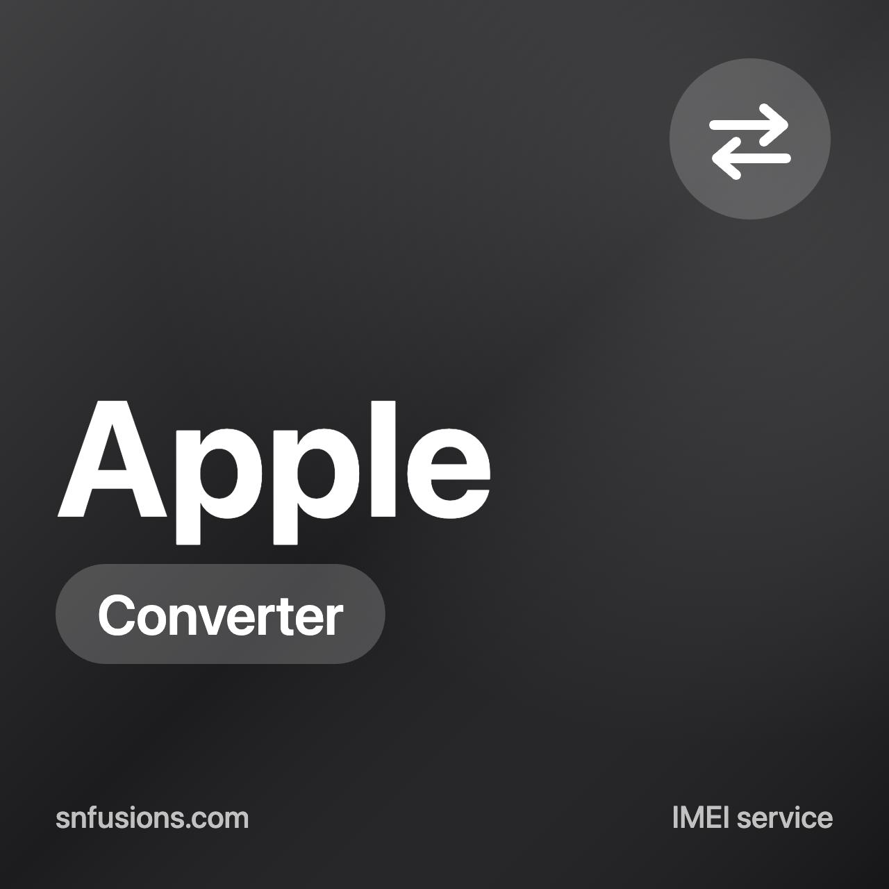 #127 Apple IMEI => SN Converter