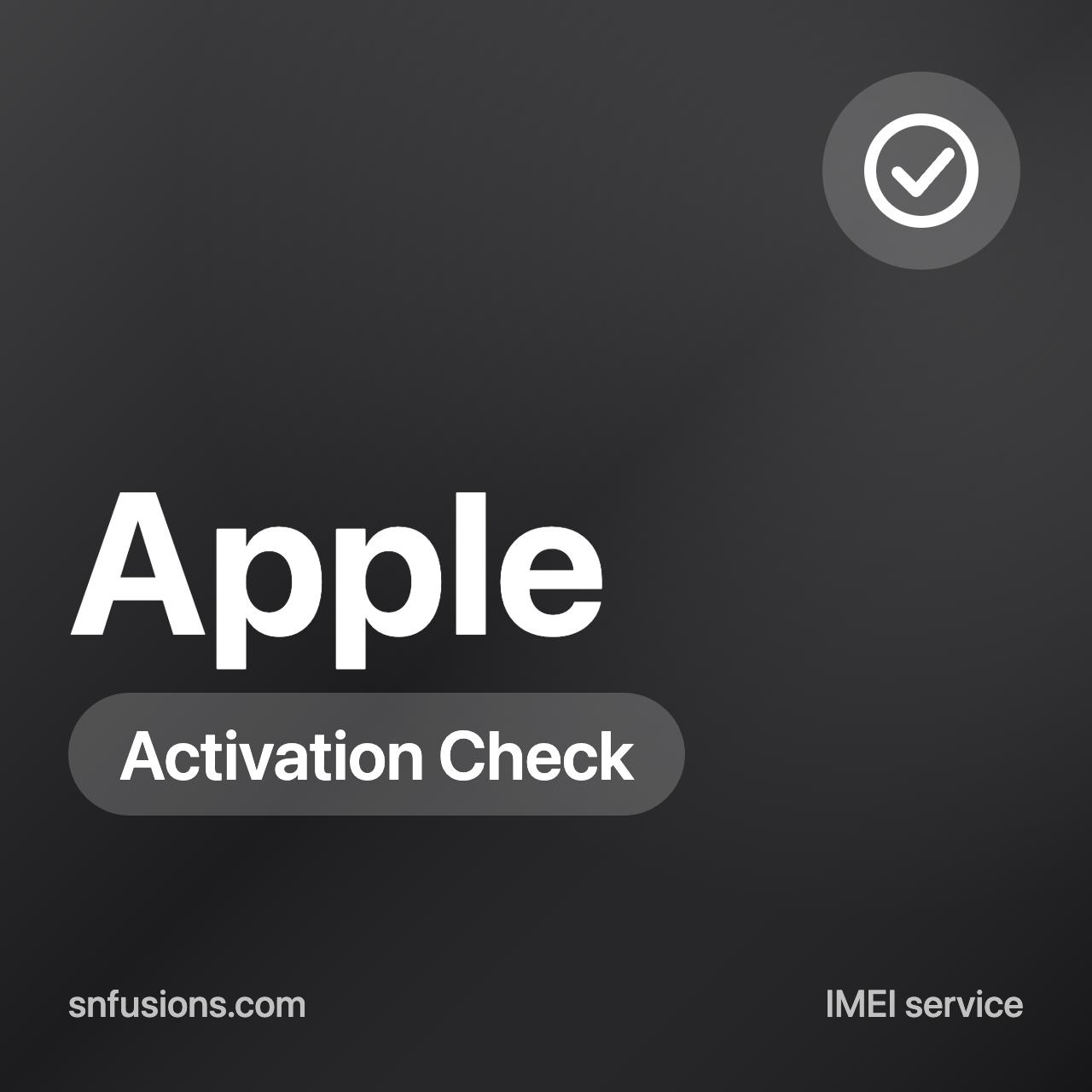 #121 iPhone Activation Status (Activated/Not Activated) ( ONLINE )