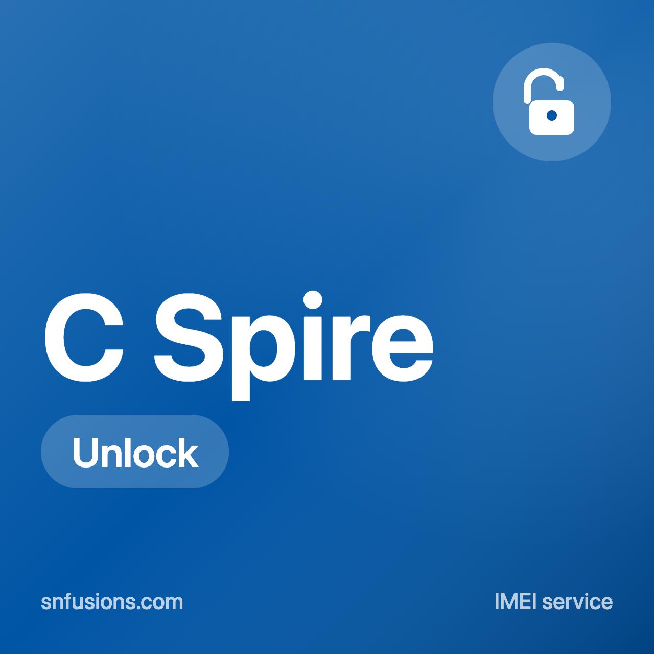 #035 USA C Spire iPhone Unlock / Check