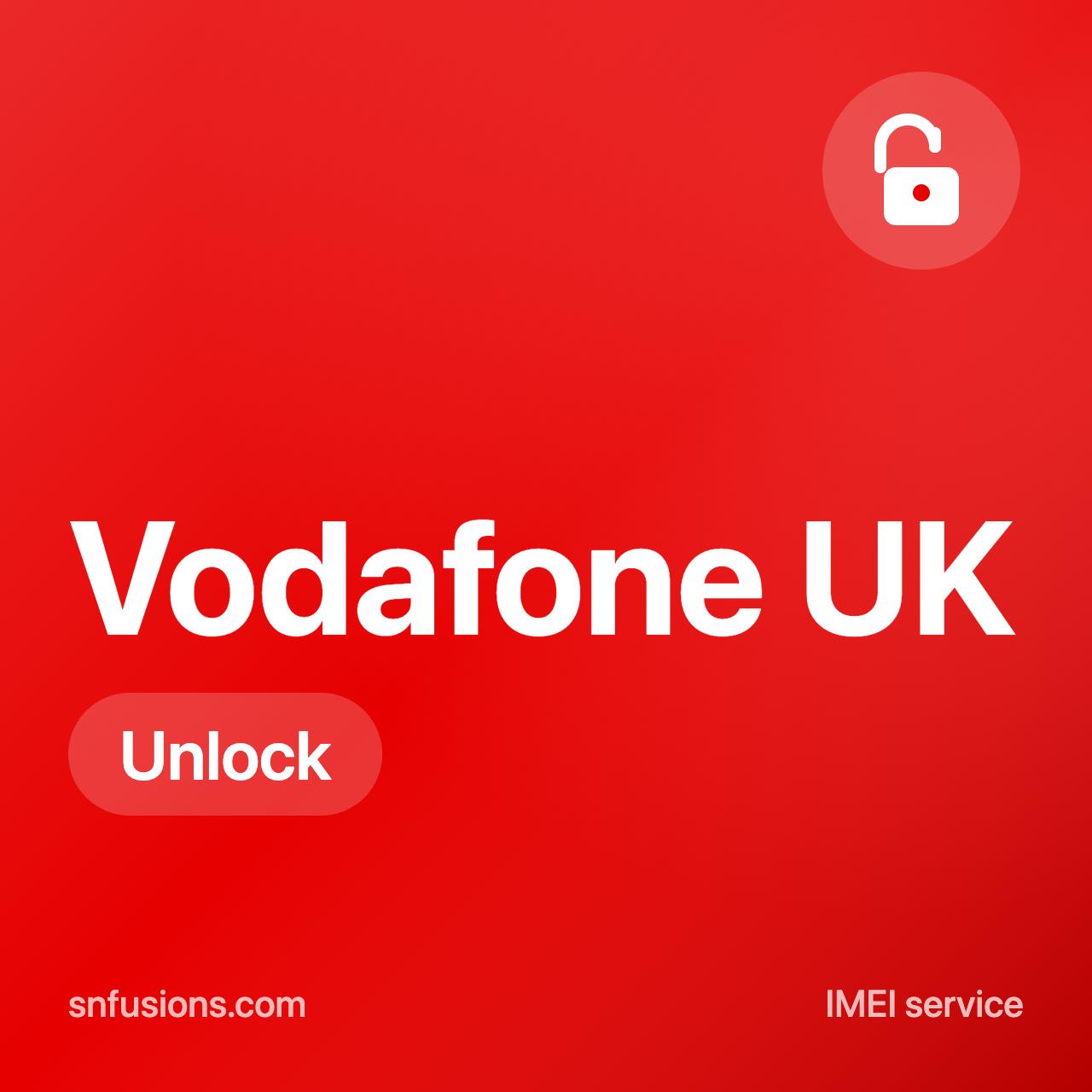 #084 Vodafone UK iPhone Unlock