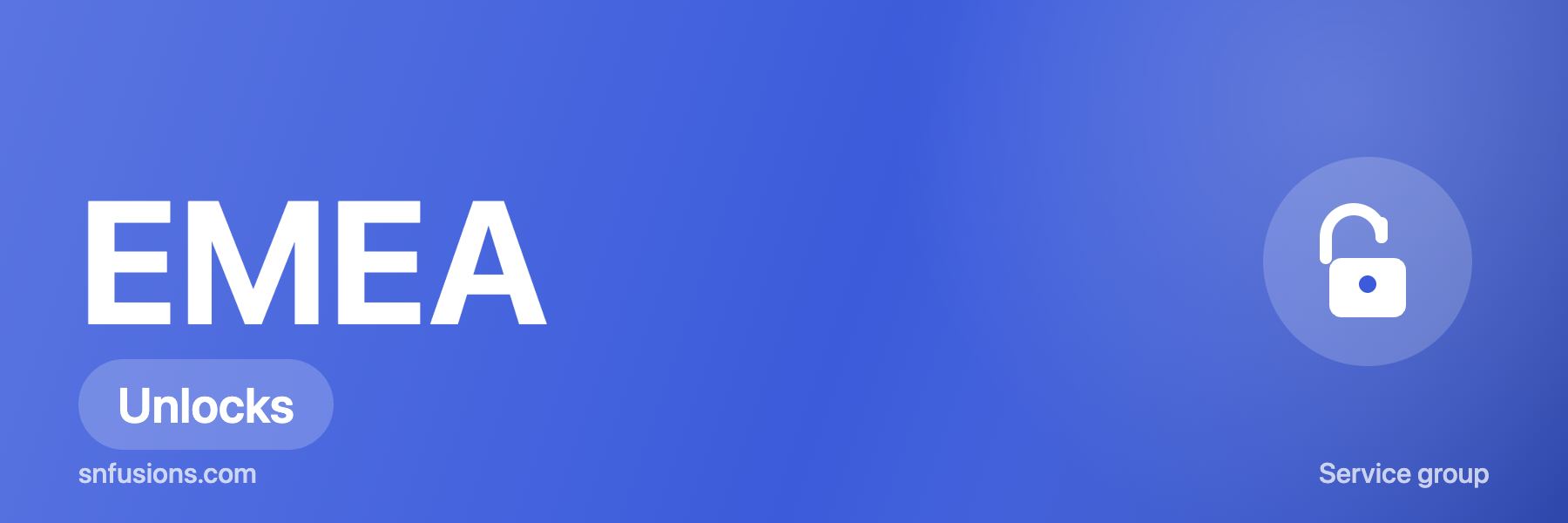 EMEA unlock