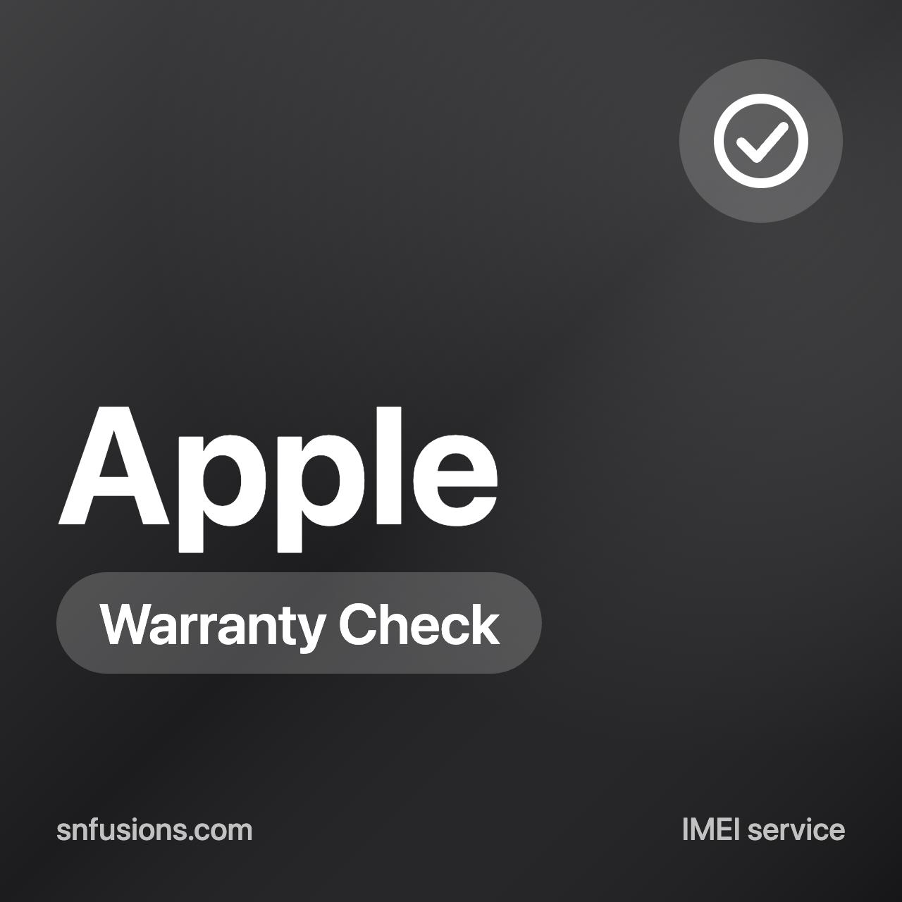 #053 Apple Warranty Check By(IMEI/SN)