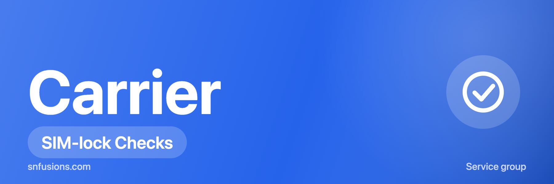 Sim Lock / Carrier check ( instant )