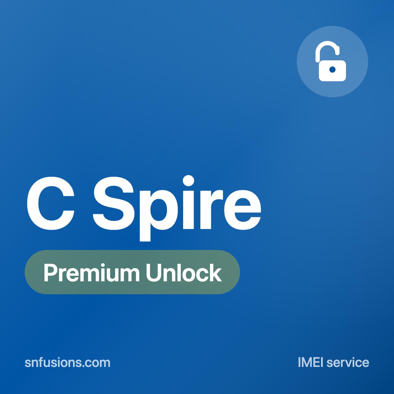 #102 USA C Spire iPhone [Semi Premium] Unlock By(IMEI)