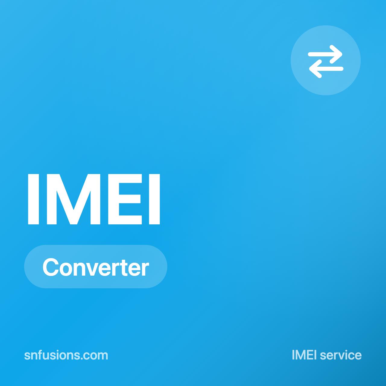 #157 MEID to IMEI Converter