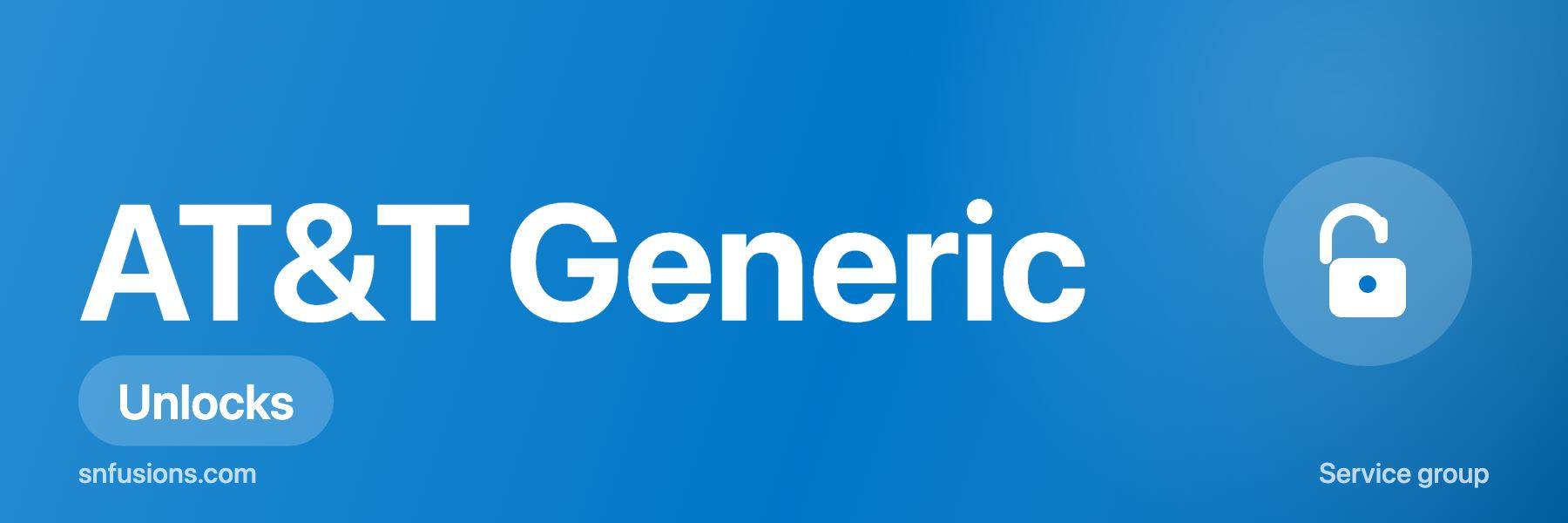 AT&T GENERIC ( SAMSUNG / GOOGLE / LG / NOKIA /SONY/ ETC)