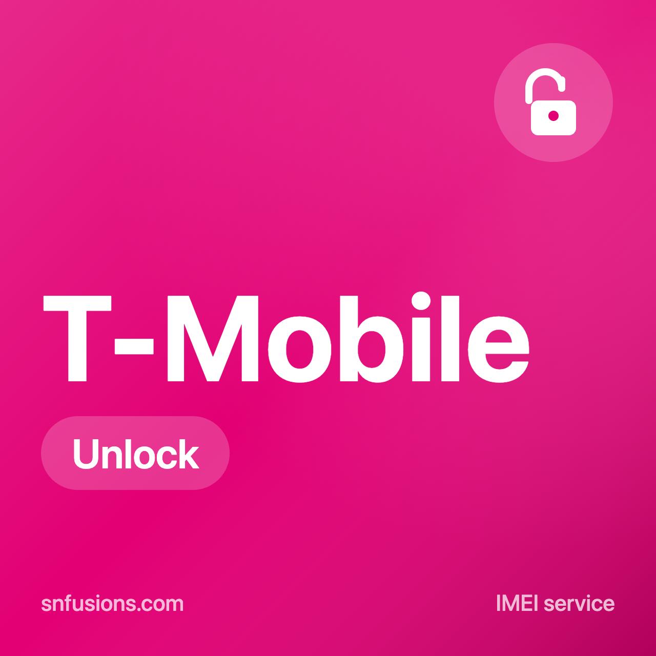 #020 T-Mobile/Sprint/MetroPCS Unlock — iPhone 18 Series / DUO