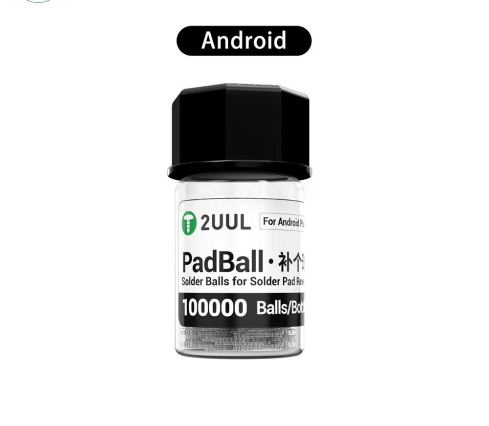 2UUL PadBall Solder Balls For Android – 100,000 Balls/Bottle