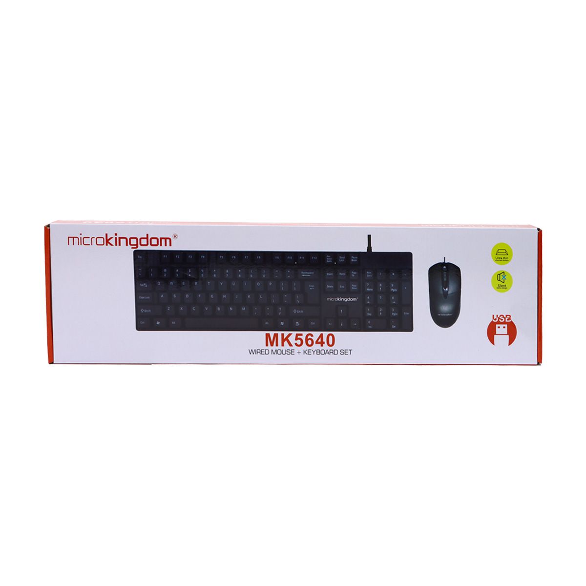 MicroKingdom MK5640 Wired Keyboard & Mouse Combo (USB)