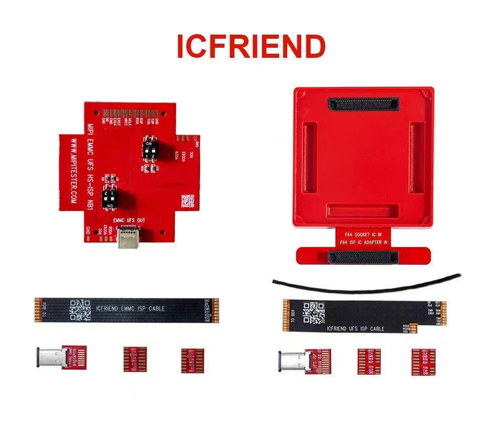 IC FRIEND UFS-EMMC ISP Adapter For Flash 64 - New