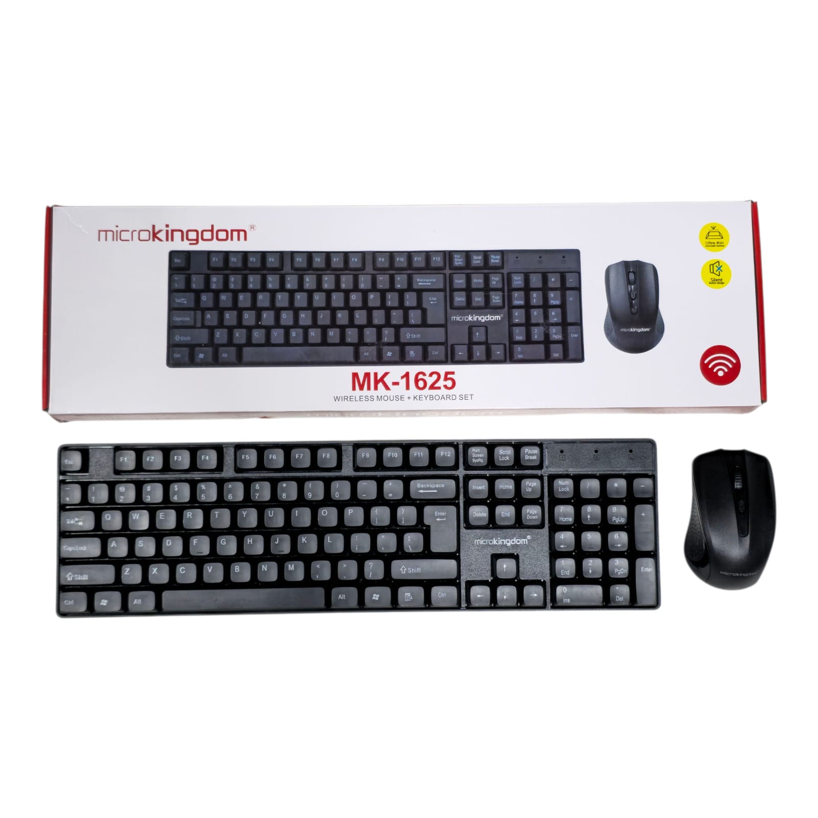 MicroKingdom MK-1625 Wireless Keyboard and Mouse