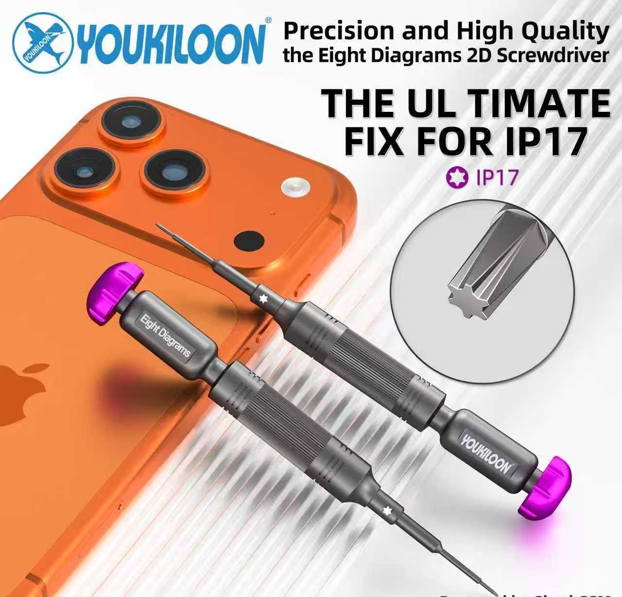 YOUKILOON Precision IP17 Eight-Point Screwdriver iPhone 17