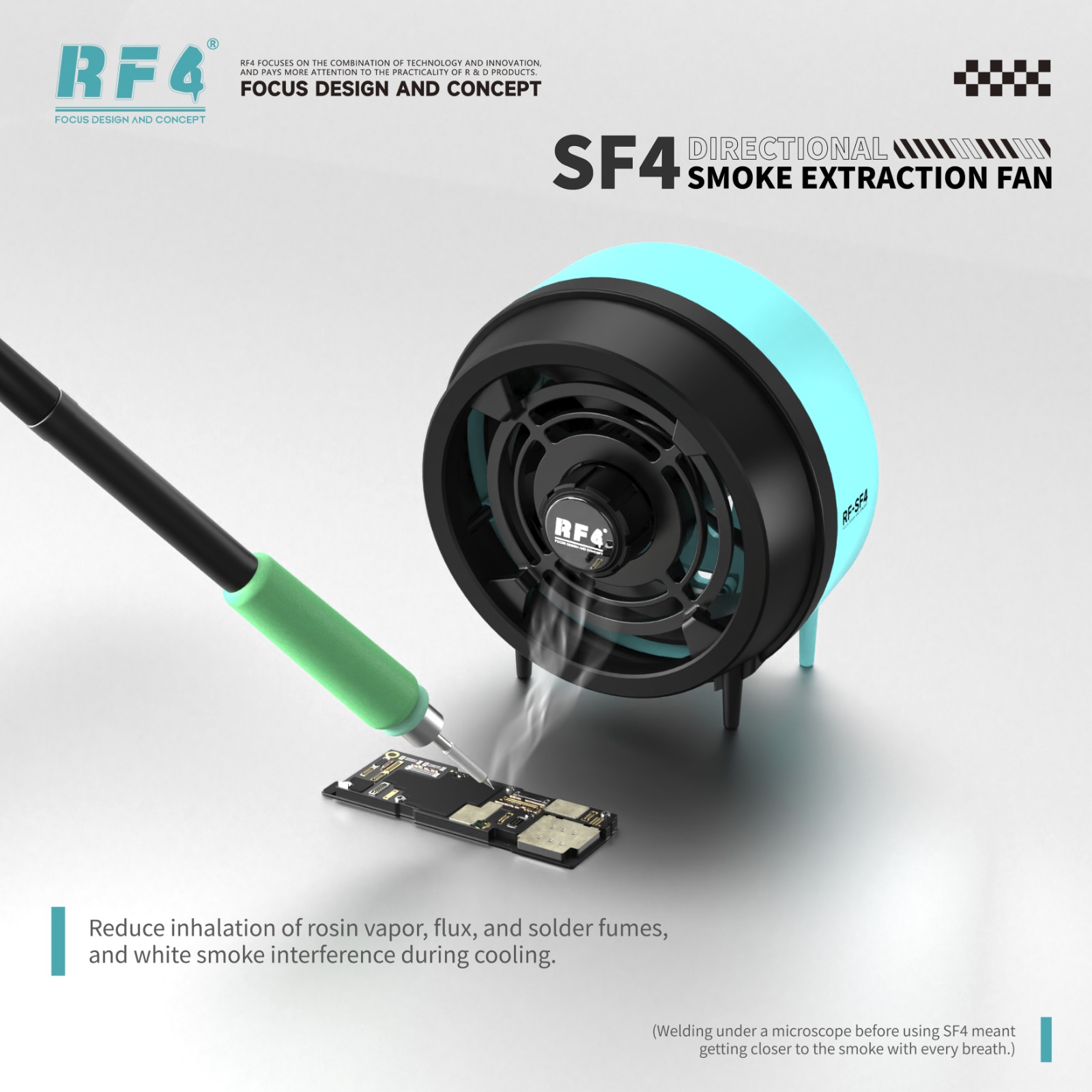 RF4 RF-SF4 Powerful Directional Smoke Extraction Fan