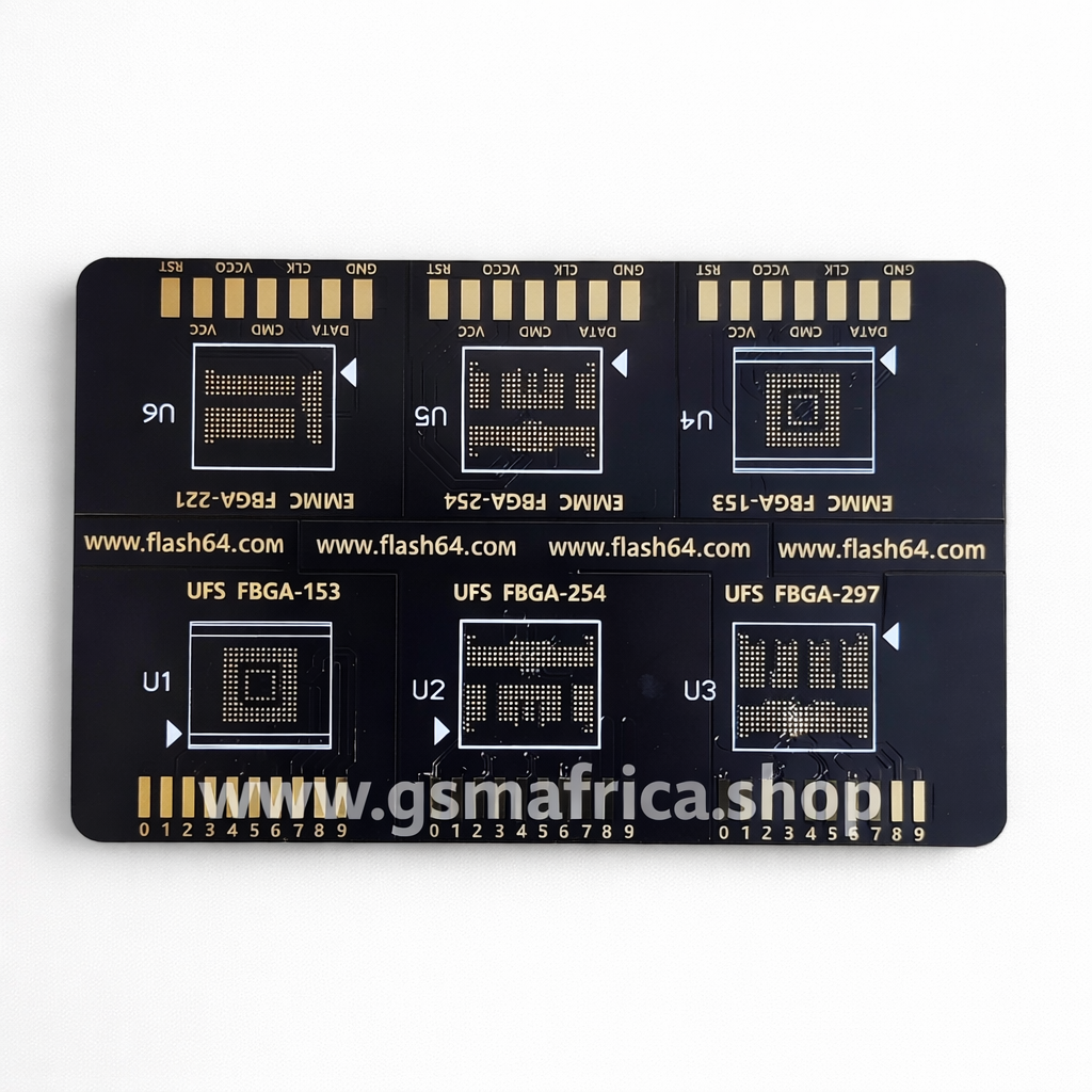 Flash 64 BGA ISP Board Card