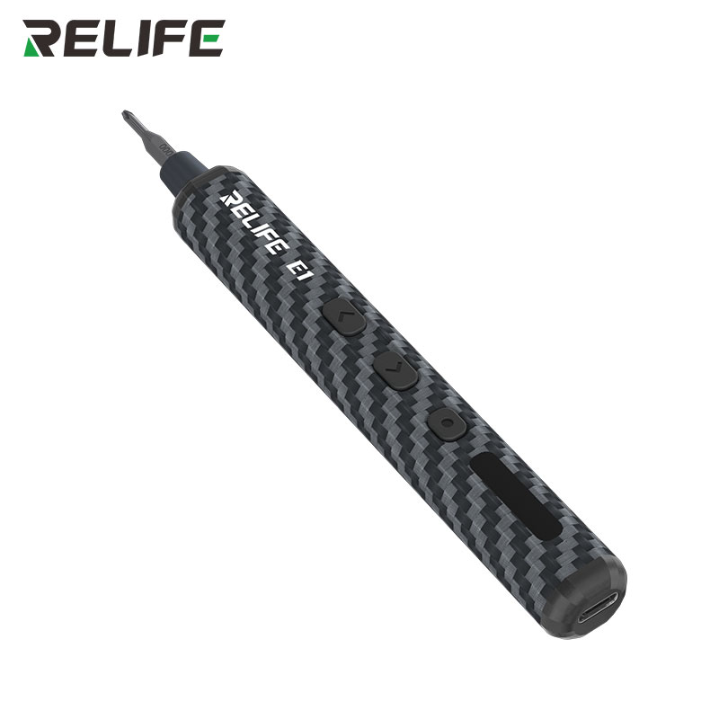 Relife E1 Carbon Fiber Precision Electric Screwdriver Set