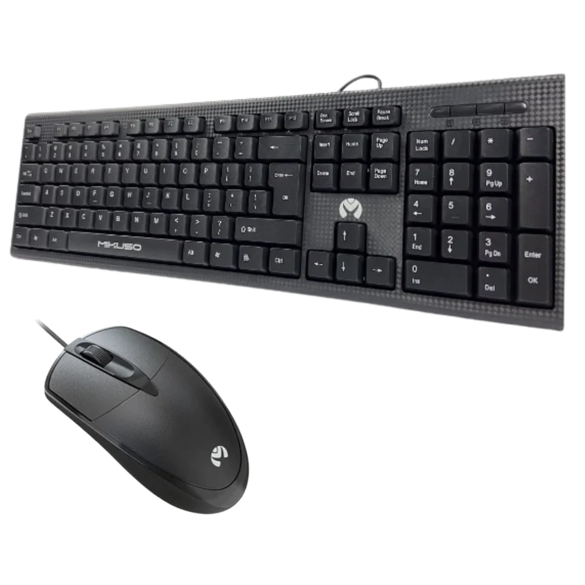 Mikuso KB-C049 USB Wired Keyboard and Mouse Combo