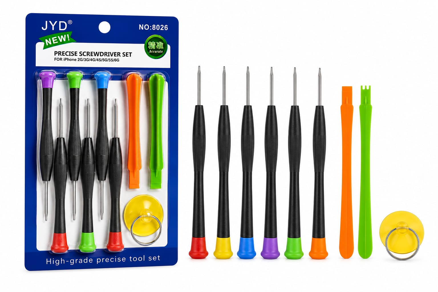 JYD 8026 Precision Screwdriver Repair Tool Set for Phone & Electronics