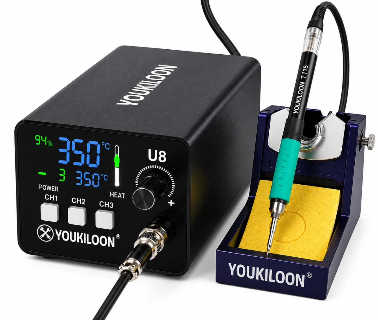 YOUKILOON U8 Smart T115 Precision Soldering Station with T115 Handle