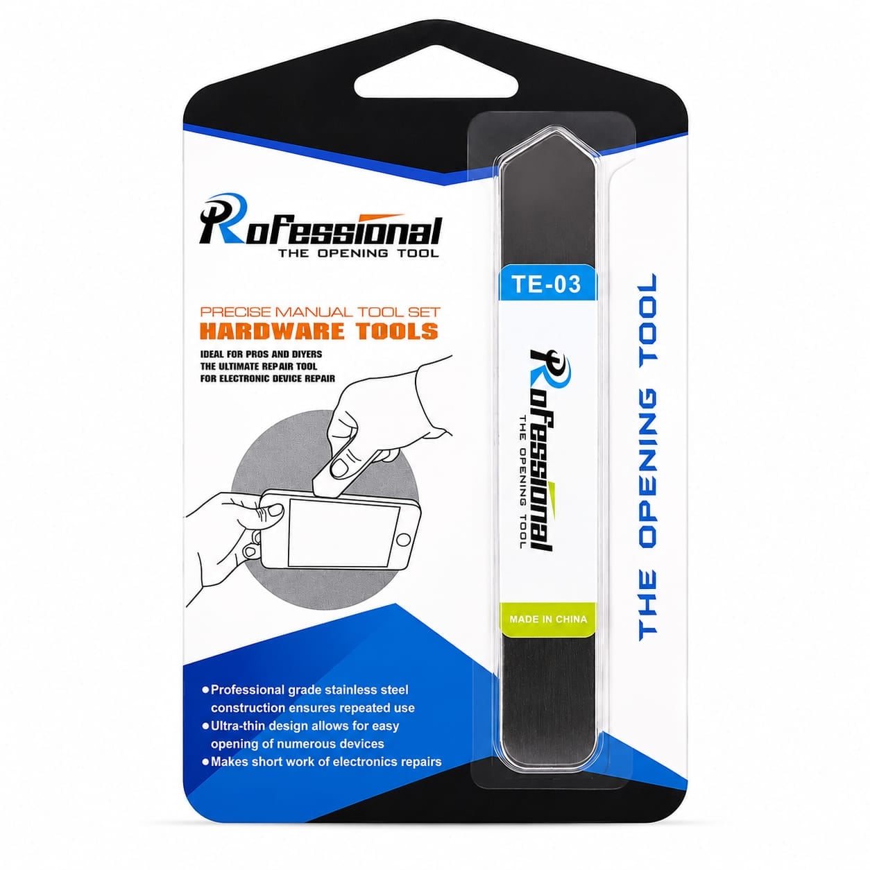 Professional TE-03 Stainless Steel Opening Tool