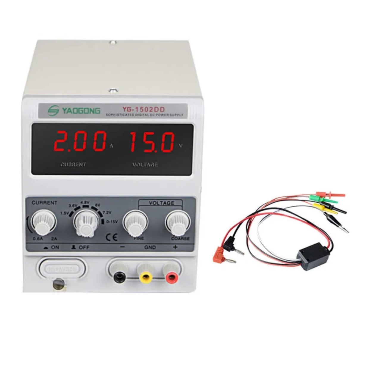 YAOGONG YG-1502DD Adjustable DC Power Supply 0–15V / 2A