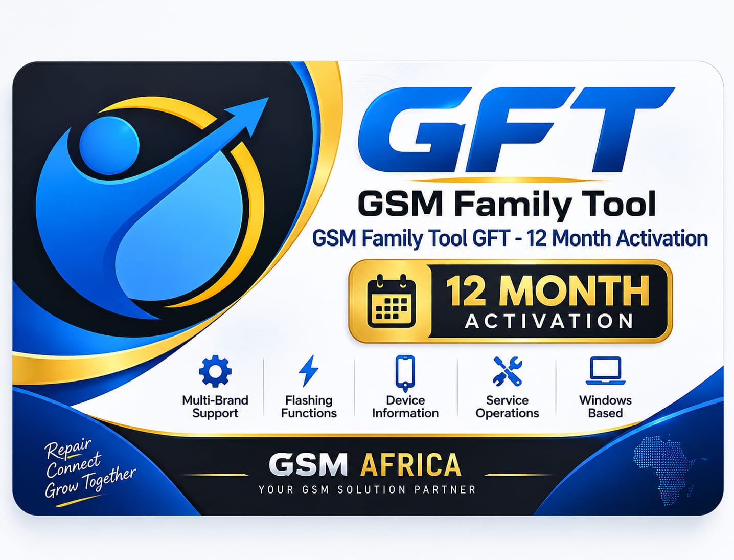 GSM Family Tool GFT – 12 Month Activation