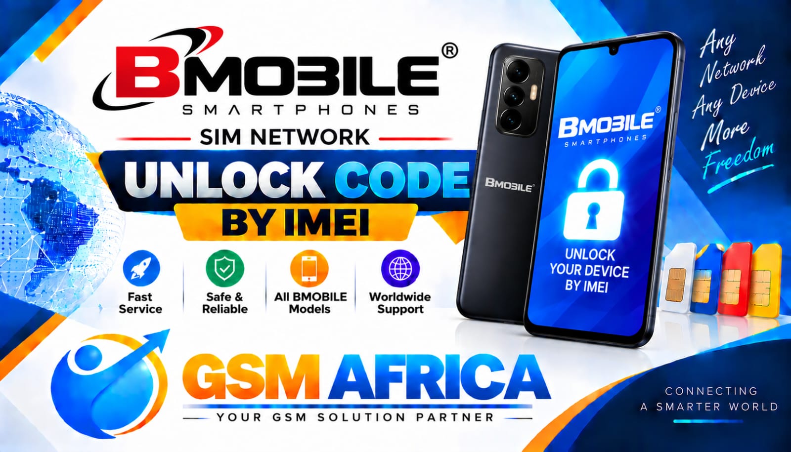 BMOBILE SIM NETWORK UNLOCK CODE BY IMEI