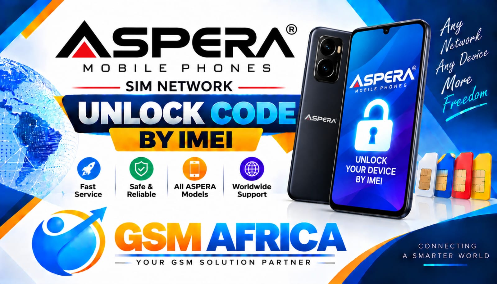 ASPERA SIM NETWORK UNLOCK CODE BY IMEI