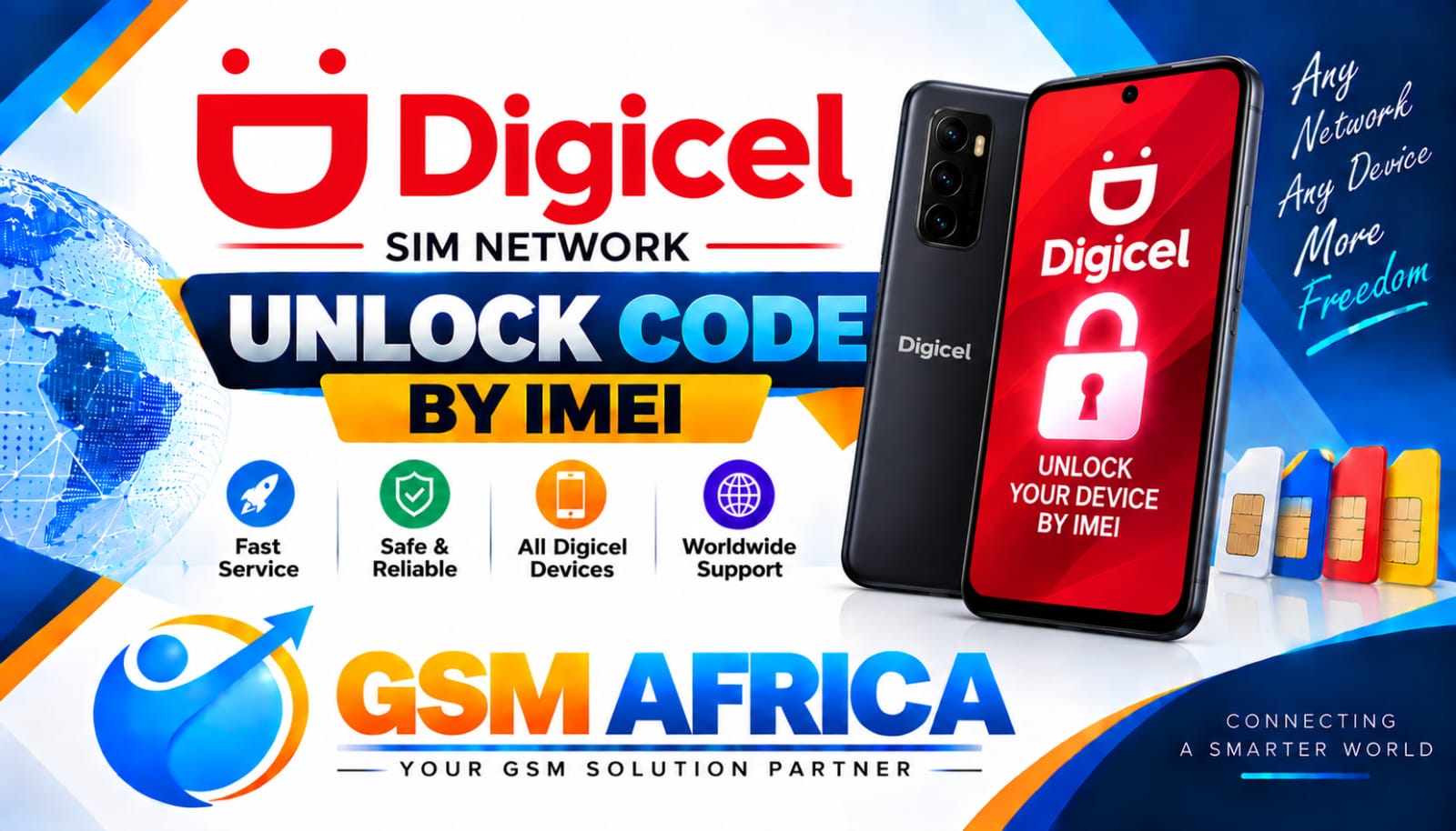 DIGICEL SIM NETWORK UNLOCK CODE BY IMEI