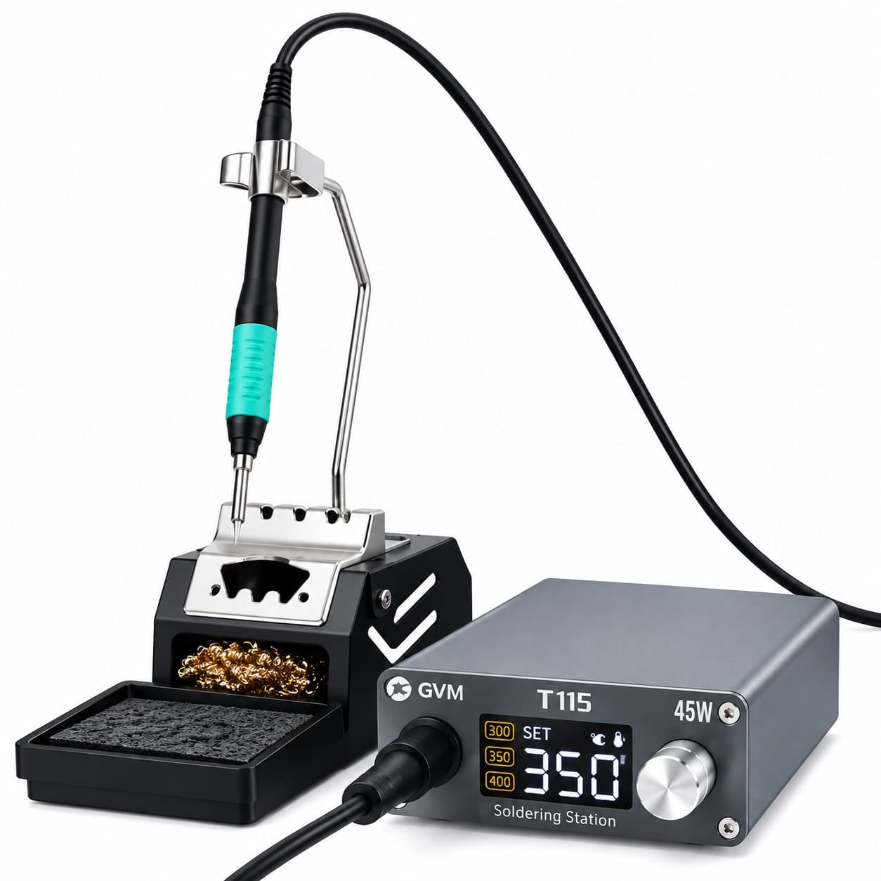 GVM T115 45W Constant Temperature Soldering Station with Auto Sleep